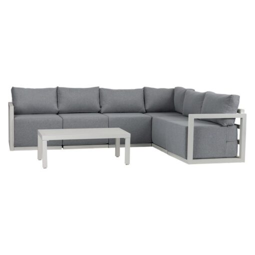 Dreamo 7-Piece White Aluminium Lounge Set – image 3