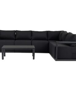 Dreamo 7-Piece White Aluminium Lounge Set - Image 11