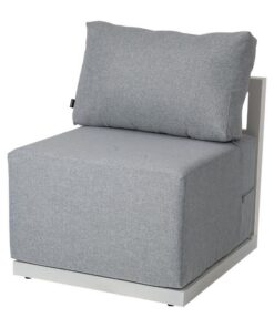 Dreamo 7 Seat Aluminium Lounge Set White - Image 5
