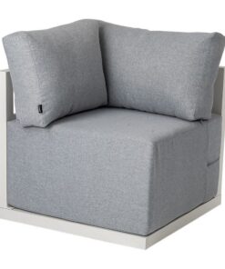 Dreamo 7 Seat Aluminium Lounge Set White - Image 7