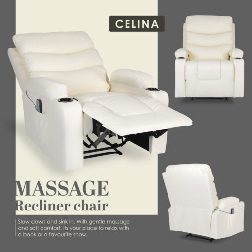 La Bella 8 Point Massage Recliner Chair – image 4