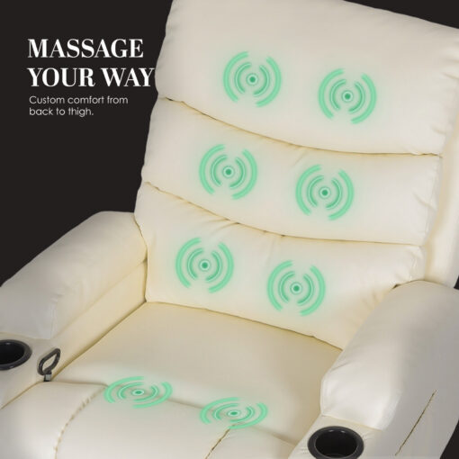 La Bella 8 Point Massage Recliner Chair – image 5