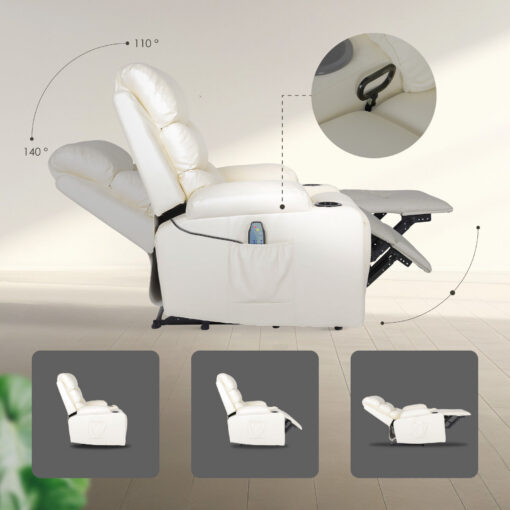 La Bella 8 Point Massage Recliner Chair – image 8