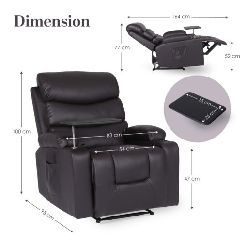 La Bella Harlow 8-Point Massage Recliner – image 11