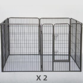 YES4PETS 16-Panel 100cm Heavy Duty Pet Playpen – image 1