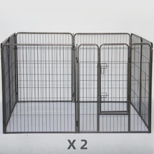 YES4PETS 16-Panel 100cm Heavy Duty Pet Playpen – image 1