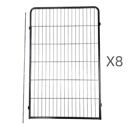 V278-2-X-HPL120-4-A-114933-00.jpg YES4PETS 120 cm 8 Panel Pet Playpen – image 1