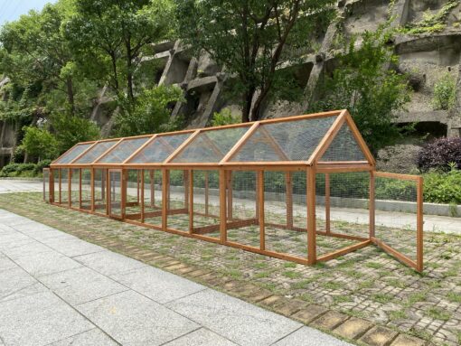 YES4PETS 5m Chicken Coop Run with Fir Wood – image 5