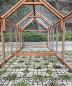 YES4PETS 5m Chicken Coop Run with Fir Wood - Image 7