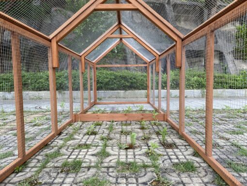 YES4PETS 5m Chicken Coop Run with Fir Wood – image 7