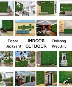 YES4HOMES Artificial Plant Wall Panels 5m² UV Protected - Image 3