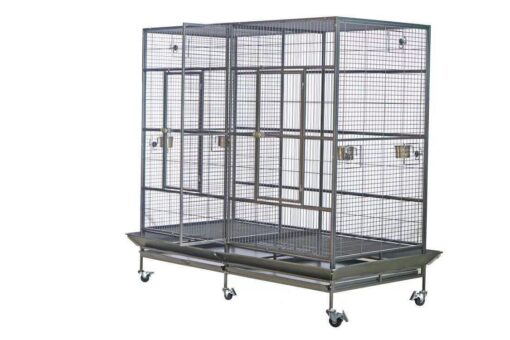 V278-B069-114935-00.jpg YES4PETS XXXL Bird Cage with Divider – image 1