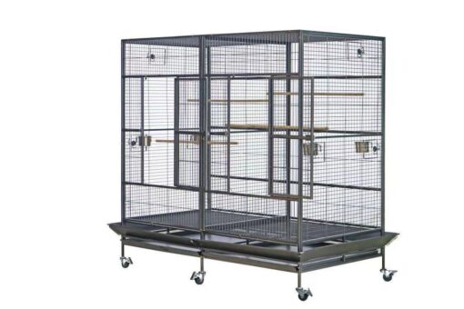 YES4PETS XXXL Bird Cage with Divider – image 2