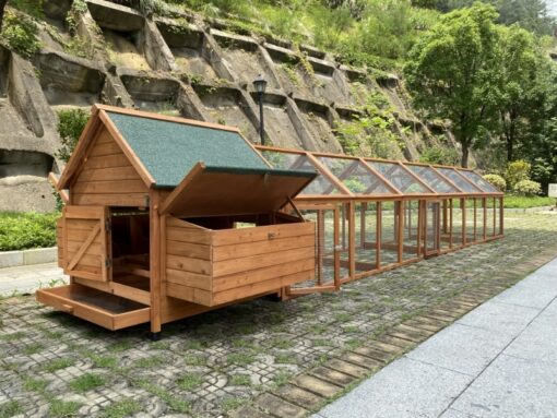 YES4PETS 6m Chicken Coop with Run – image 3