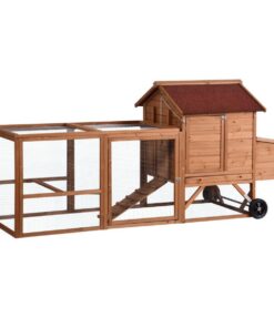 YES4PETS XL Chicken Coop With Wheels - Image 3