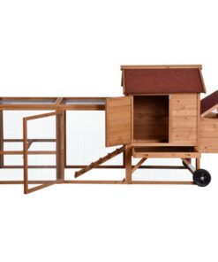 YES4PETS XL Chicken Coop With Wheels - Image 6