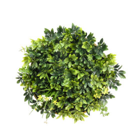 YES4HOMES Artificial Green Wall Disc 50cm UV Resistant – image 1