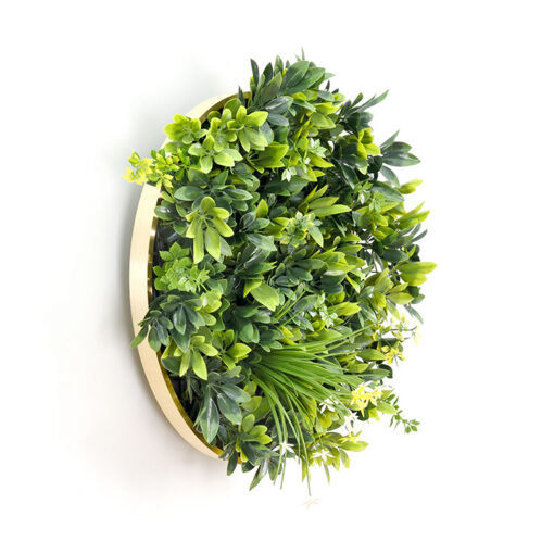 YES4HOMES Artificial Green Wall Disc 50cm UV Resistant – image 2