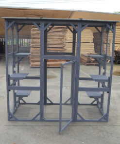 YES4PETS XXL Wooden Pet Cage with Escape Door - Image 3