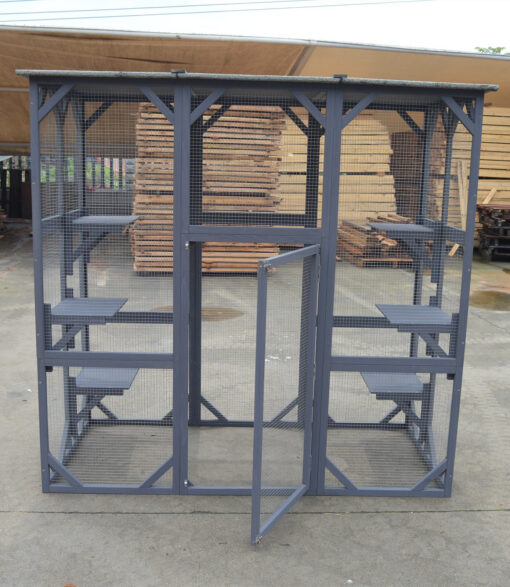 YES4PETS XXL Wooden Pet Cage with Escape Door – image 3