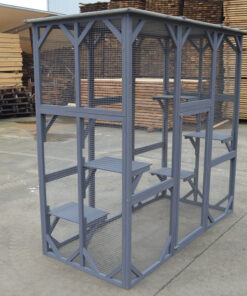 YES4PETS XXL Wooden Pet Cage with Escape Door - Image 4