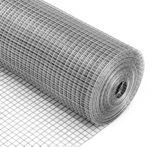V278-CHICKEN-WIRE-1X50M-70644-00.jpg YES4PETS Galvanised Wire Mesh 50m, 12mm Holes – image 1