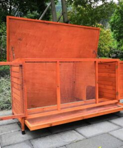YES4PETS Rabbit Hutch with Pull Out Tray - Image 4