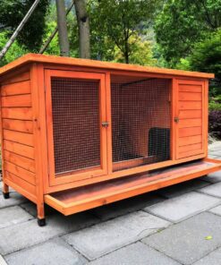 YES4PETS Rabbit Hutch with Pull Out Tray - Image 5