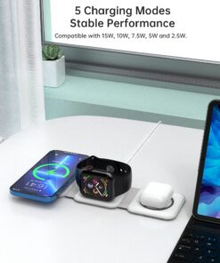 CHOETECH 3-in-1 Foldable Wireless Charger - Image 10