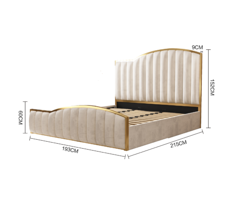 Elegant Shopping eStore King Bed Frame Gas Lift Storage – image 3