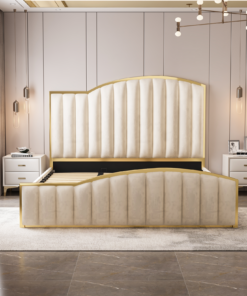 Elegant Shopping eStore King Bed Frame Gas Lift Storage - Image 5