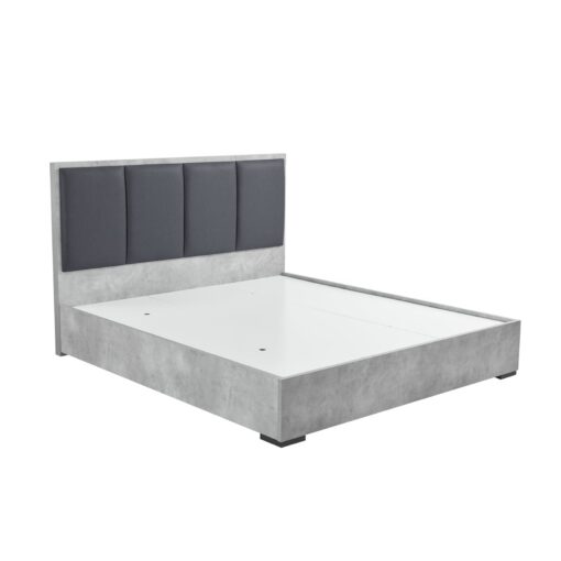 Melbournians Queen Bedroom Suite, Black Oak & Cement – image 2