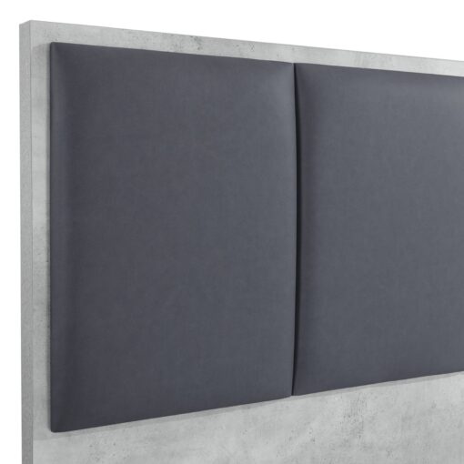 Melbournians Queen Bedroom Suite, Black Oak & Cement – image 3