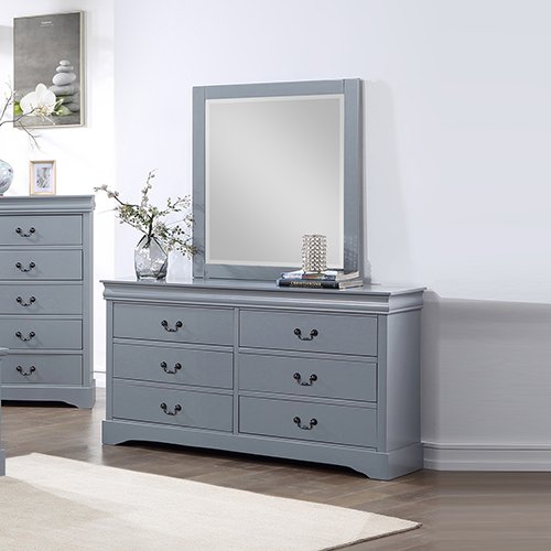 Melbournians 5 Piece King Bedroom Suite in Grey – image 12