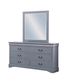 Melbournians Spencer 5 Piece Queen Bedroom Suite Grey - Image 5