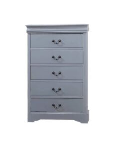 Melbournians Spencer 5 Piece Queen Bedroom Suite Grey - Image 6
