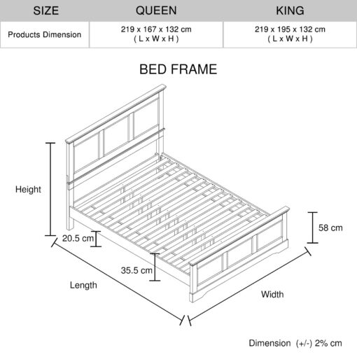 Melbournians Spencer 5 Piece Queen Bedroom Suite Grey – image 7