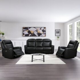 Melbournians Phoenix 3+1+1 Power Recliner Set – image 1