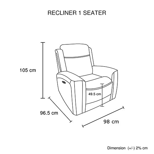 Melbournians Phoenix 3+2 Electric Recliner Sofa Set – image 10
