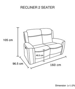 Melbournians Phoenix 3+2 Electric Recliner Sofa Set - Image 11