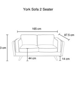 3+2 Seater Blue Fabric Sofa Set with Wooden Frame - Image 4