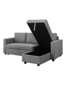 Melbournians Furniture Murry Sofa Bed with Storage Chaise - Image 5