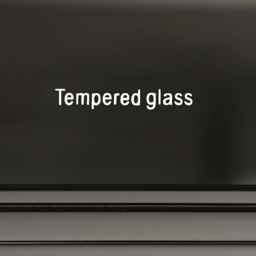 Extendable Glossy Black TV Cabinet with 3 Drawers – image 5
