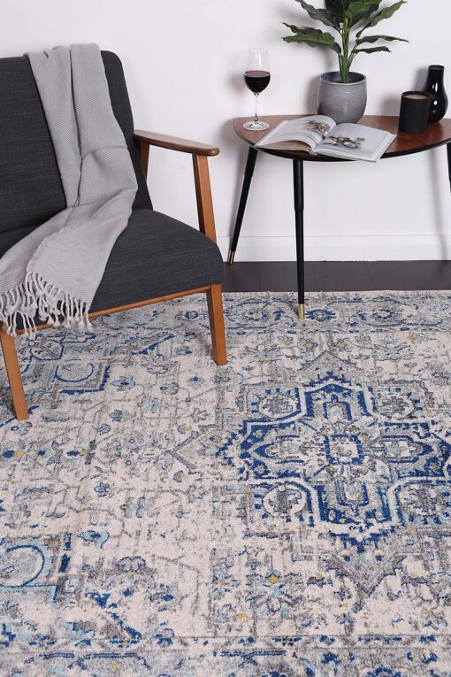 Brand Venture Melissa Rug 300 x 400cm Ivory Blue – image 3