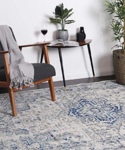 Brand Venture Melissa Rug 300 x 400cm Ivory Blue - Image 7