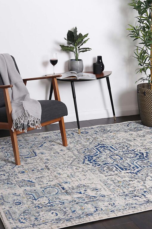 Brand Venture Melissa Rug 300 x 400cm Ivory Blue – image 7