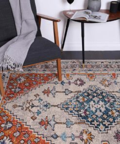 Brand Venture Delicate Floor Rug, Erased-Weave Design - Image 3