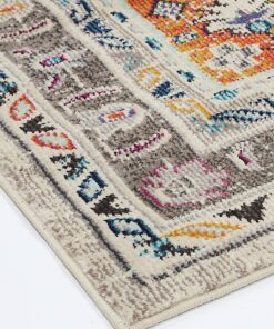Brand Venture Delicate Floor Rug, Erased-Weave Design - Image 5
