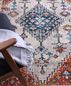 Brand Venture Delicate Floor Rug, Erased-Weave Design - Image 6