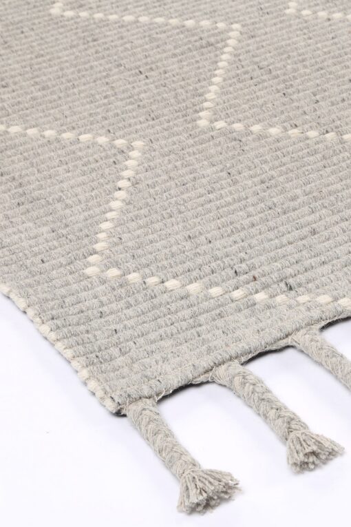 Brand Venture Goa D2 Grey Wool Blend Rug 300x400cm – image 6